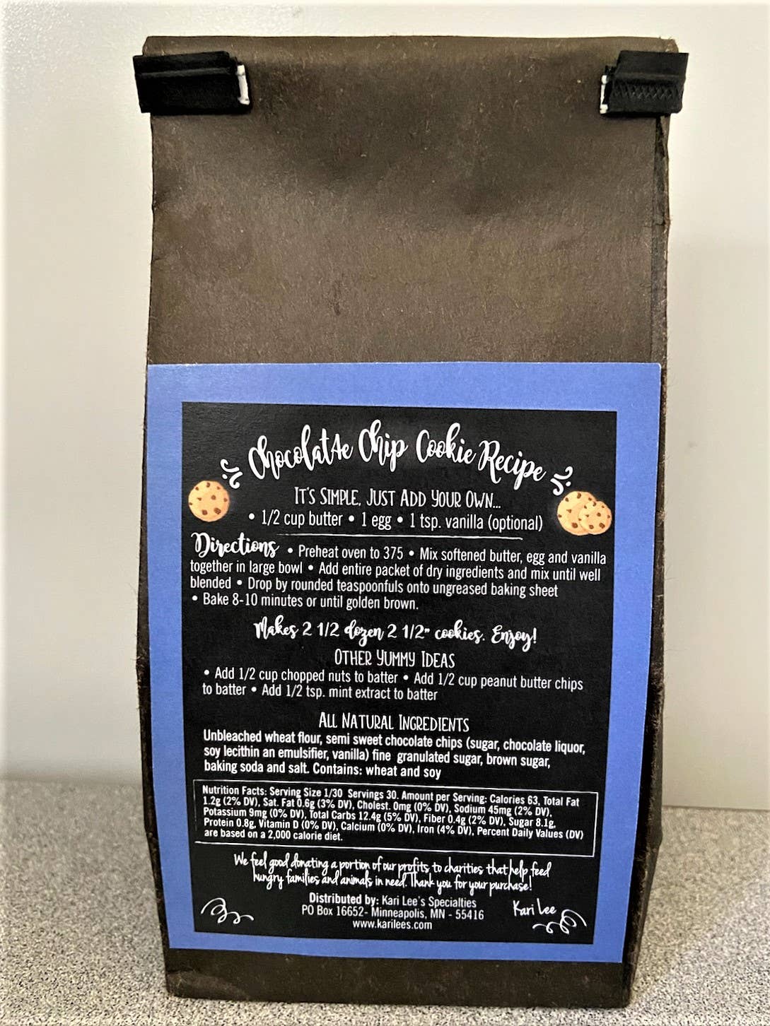Kari Lee's Specialties - Wholesale Cookie Mix - Chocolate Chip Cookie Mix1