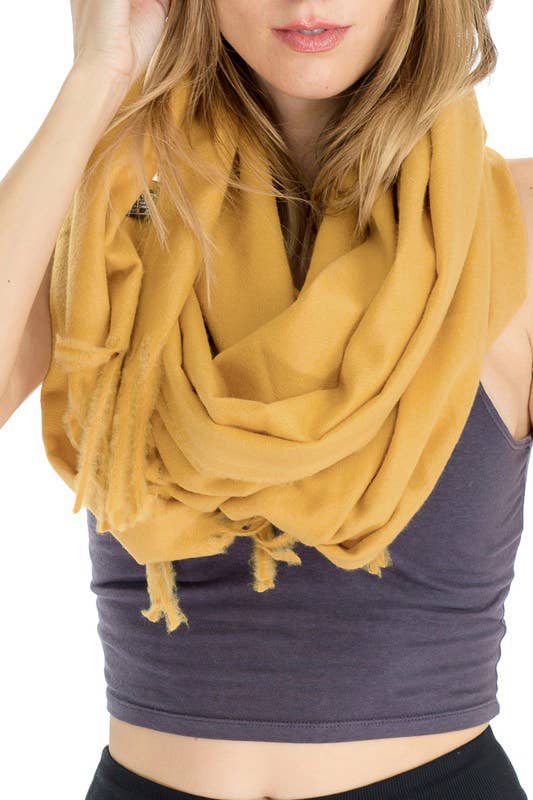 Cap Zone - Wholesale Sjaal - Dames - Oversized sjaal en omslagdoek van echt ongeverfde wol en sky cashmere24