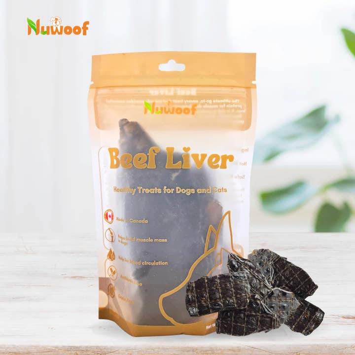 NuWoof - Dehydrated Beef Liver Treats for wholesale by NuWoof