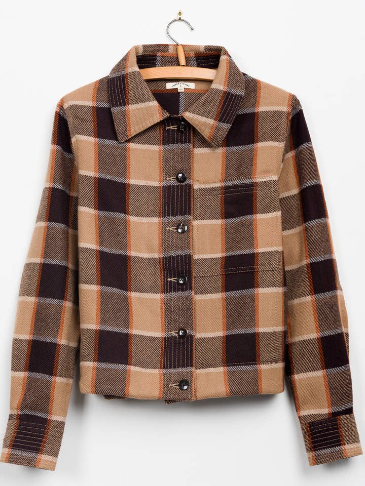 Padma Jacket - Plaid for wholesale by Umber and Ochre