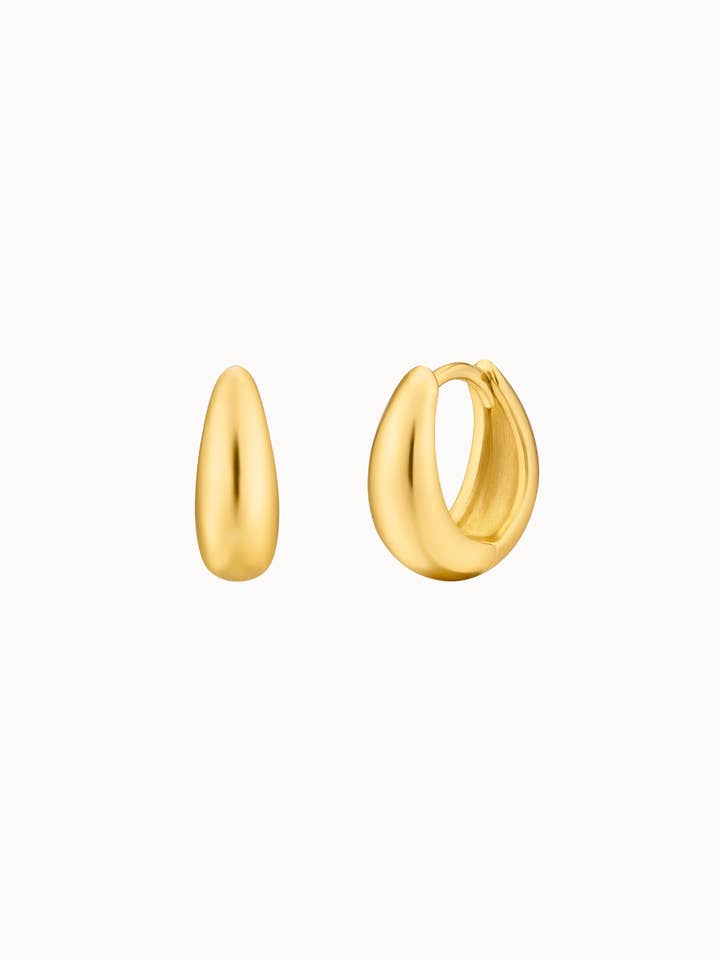 Ease Earrings S - Gold Plated for wholesale by Nava Copenhagen