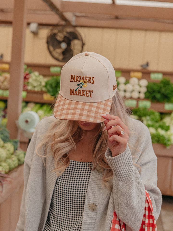 GINGHAM FARMERS MARKET LASTBILKASKETTE for engroshandel hos KAXI