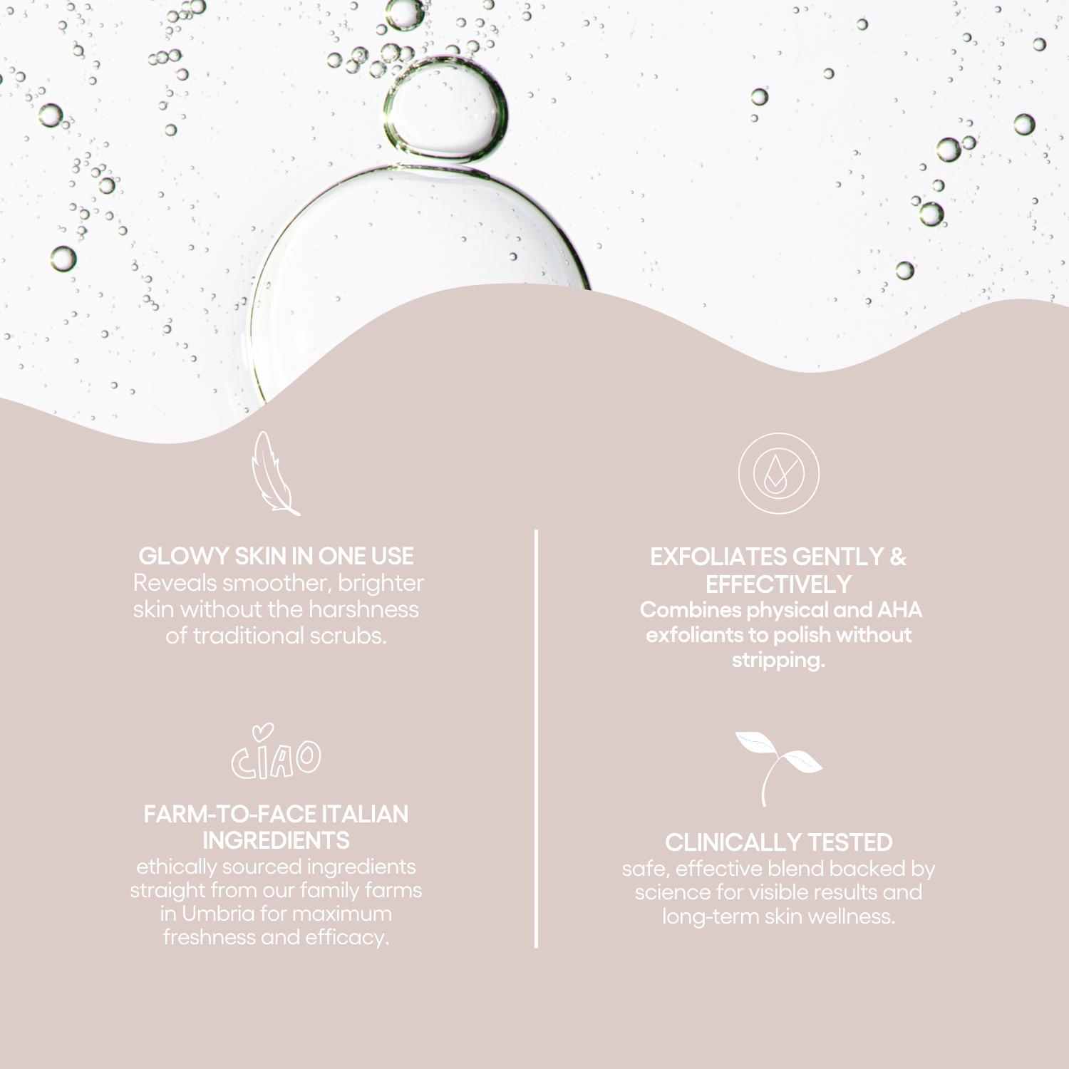 SKIN&CO Roma - Wholesale Facial Exfoliant/Scrub - Truffle Therapy Face Gommage4