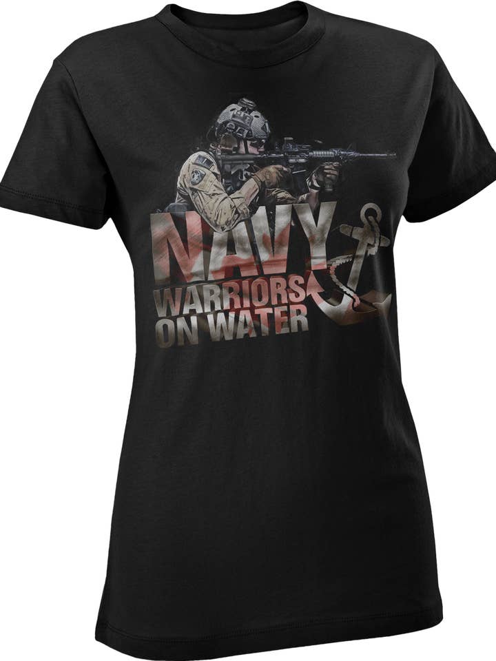 T-shirt Navy Warriors On Water Mk. 3 pour femme pour la vente par Canada for Victory