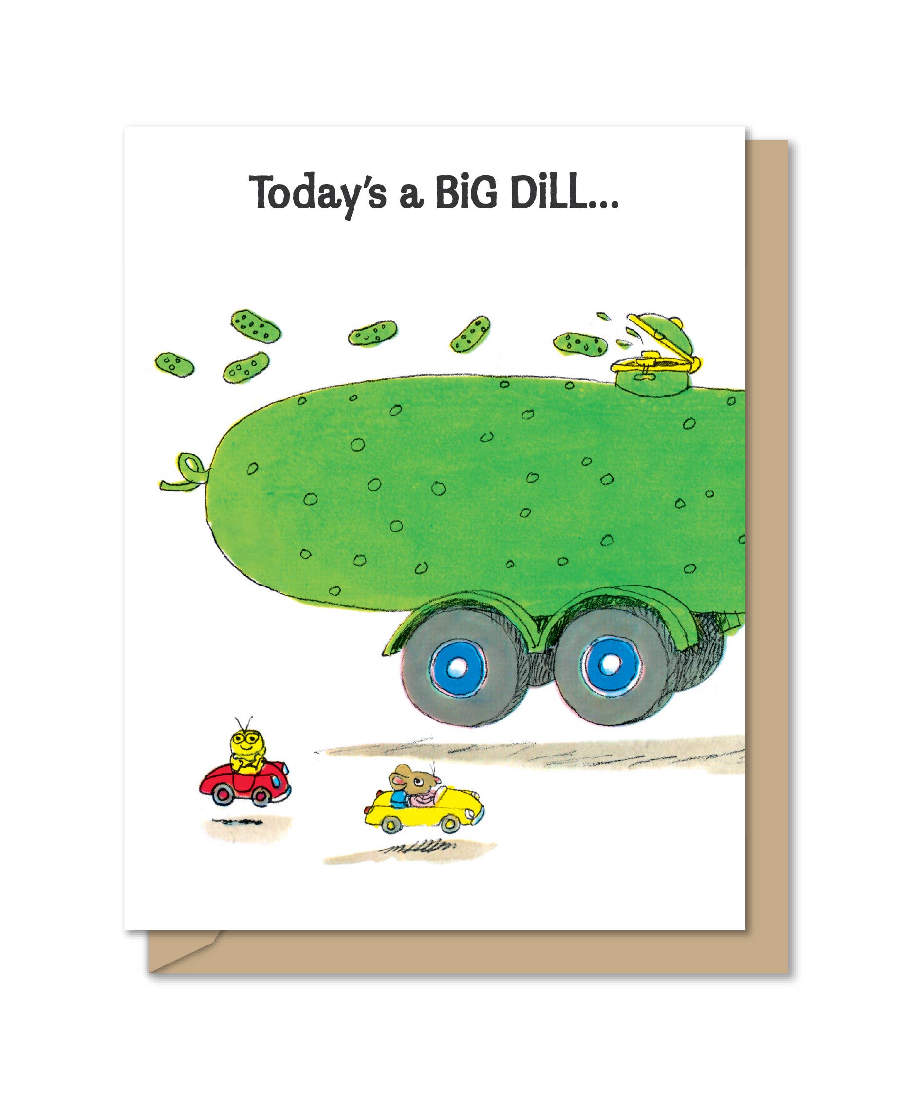 Maginating – wholesale Birthday card – Tri-fold Birthday Greeting Card | Big Dill Birthday1