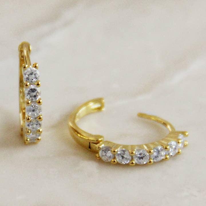 MAIVE - Vente Petits anneaux - Créoles Evangeline