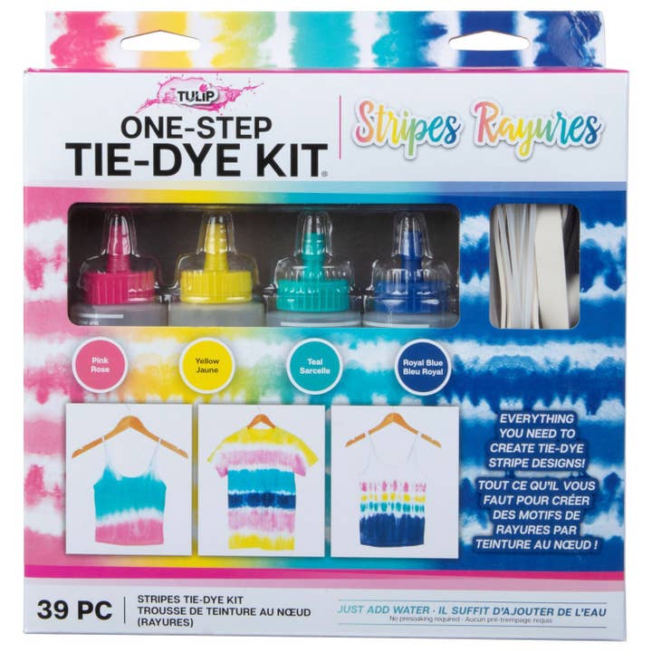 Tulip Stripes 4-Color Tie-Dye Kit for wholesale by Ilovetocreate