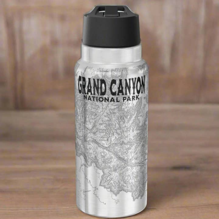 Grand Canyon National Park Vattenflaska Tumbler 32oz Dubbelväggigt Rostfritt Stål för wholesale av Park Service Apparel
