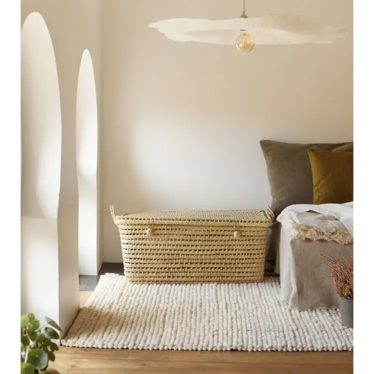 Collection Maroc – Carrinho de compras por atacado – Baú de Folha de Palmeira 80 cm1