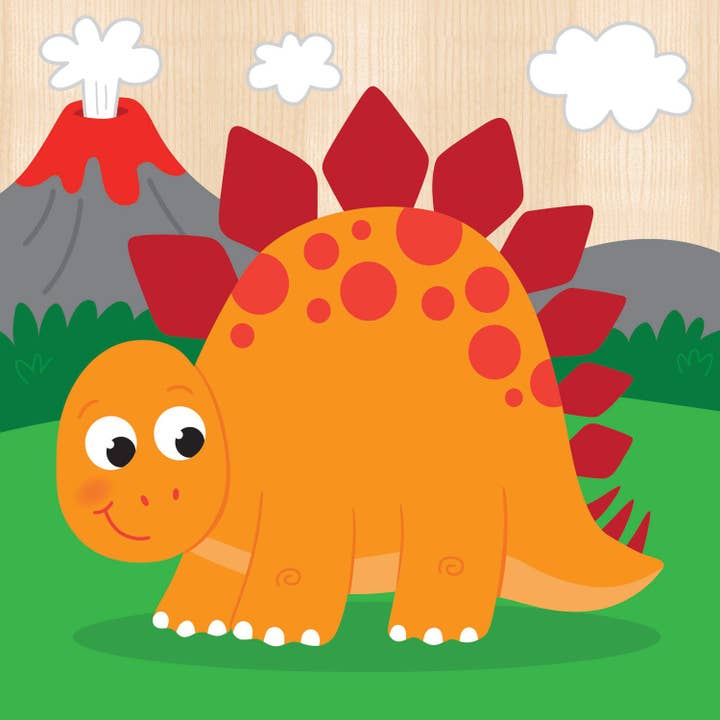 Masterpieces Puzzles - Wholesale Puzzle - Kids - Dinosaurs Chunky Wood Puzzles - Kids 4 Pack3