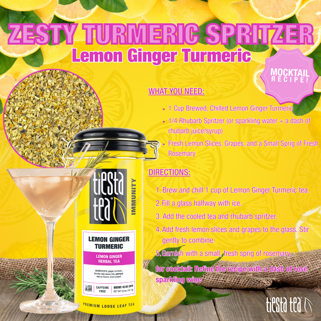 Tiesta Tea Company (loose leaf teas & accessories) - Vente Thé en vrac - Thé Citron Gingembre Curcuma | Mélange Bien-Être Sans Caféine21