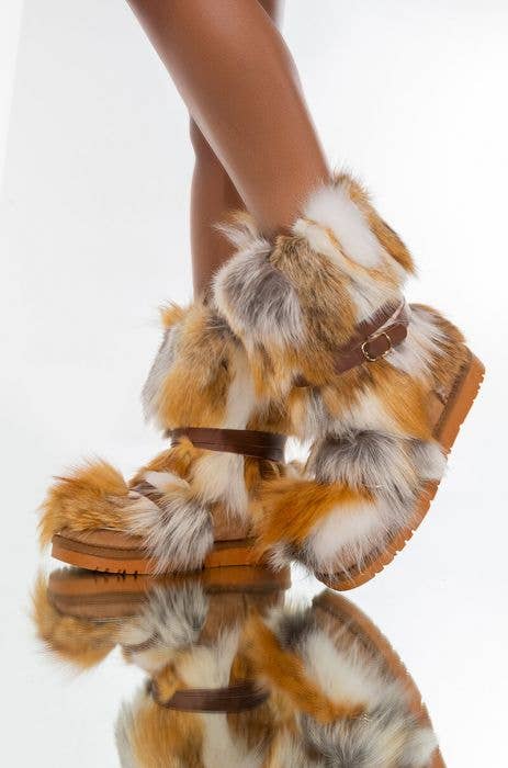 Beige Botas Azalea Wang Cozy With You de venta al por mayor en Faire