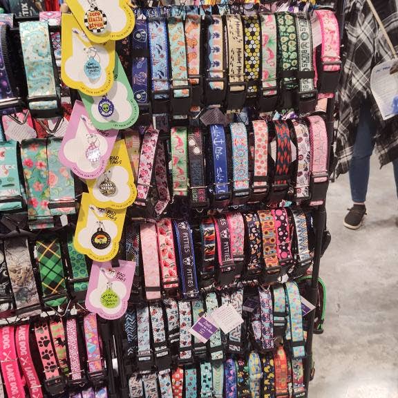 Doot's Pet - Collars For A Cause - Wholesale Pet Collar - Dog - SALE STOCK! Mixed Nylon Dog Collars 15 pc Bulk 1