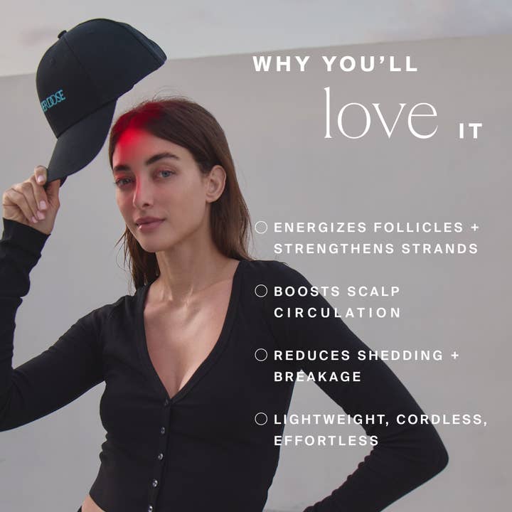 HigherDOSE - Wholesale Baseball Cap - Unisex - HigherDose Red Light Hat2