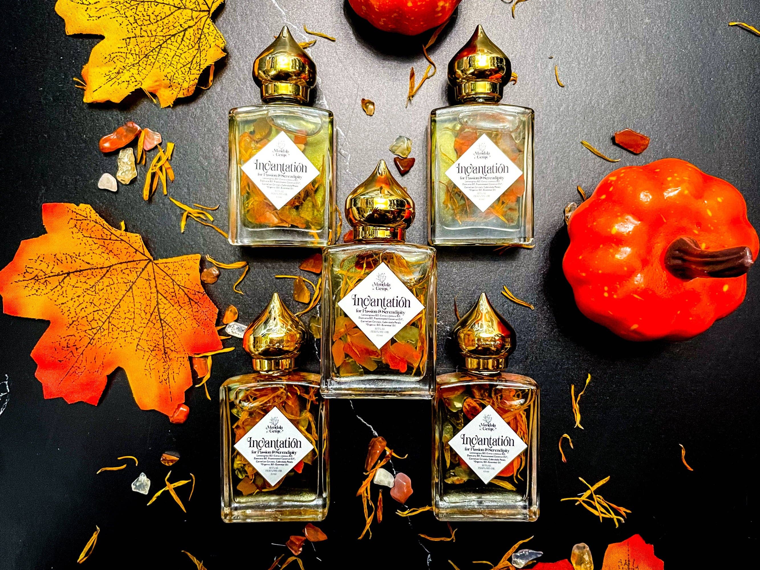 Mandala Gems – Engroshandel Parfume/eau de toilette – INCANTATION Naturlig Parfume med den Afrodisiakiske Damiana6