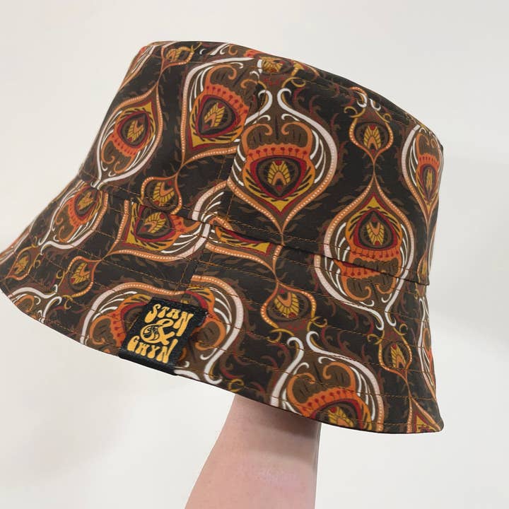 Chapéus estilo vintage, chapéu de balde, acessórios dos anos 70. por atacado de Stan and Gwyn