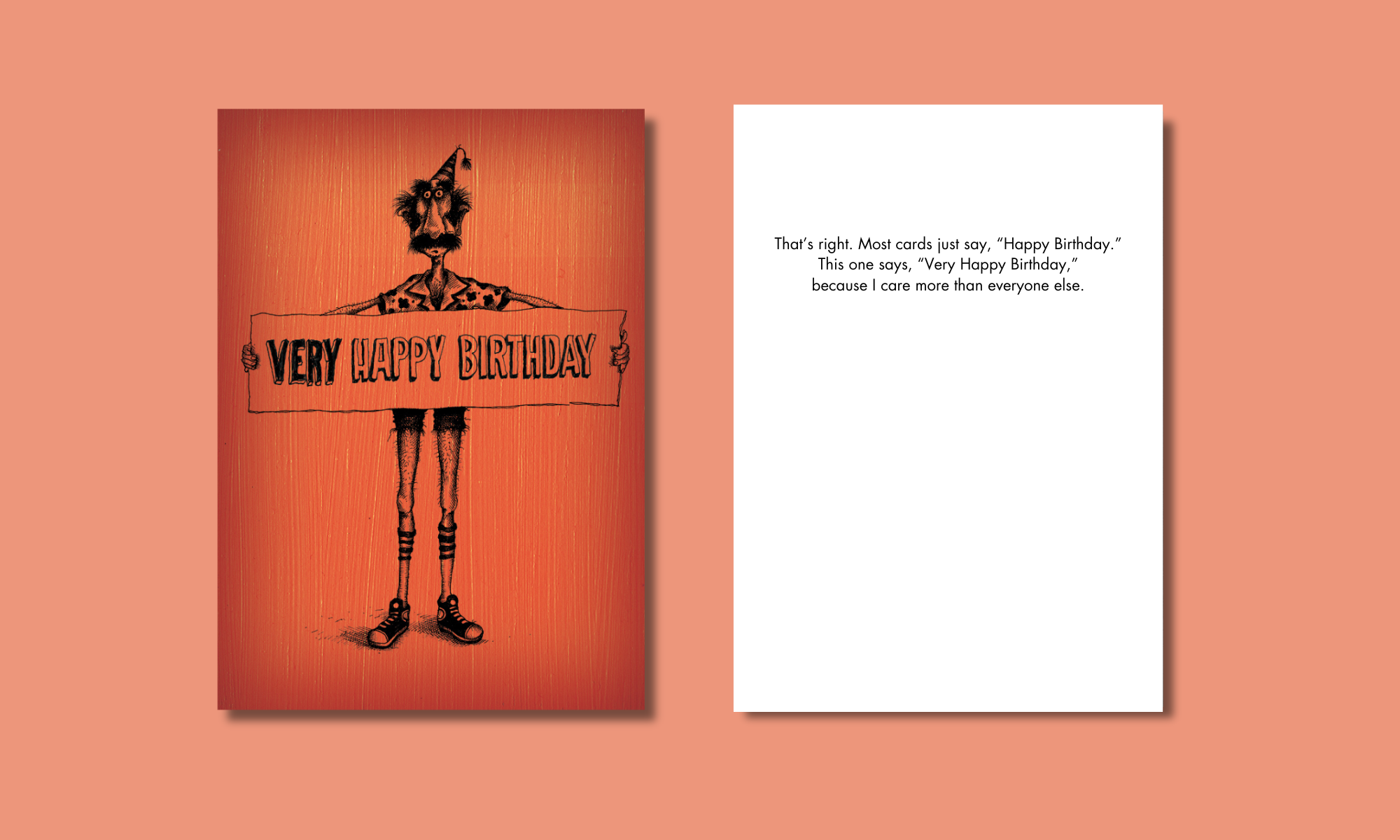 Bald Guy Greetings - Wholesale Birthday Card - #058 – Funny Birthday Card – Care More1