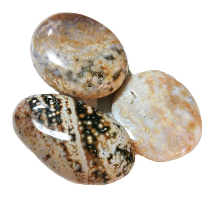 Jasper Ocean Palm Stones for stress relief & letting go for wholesale by Body Mind & Soul