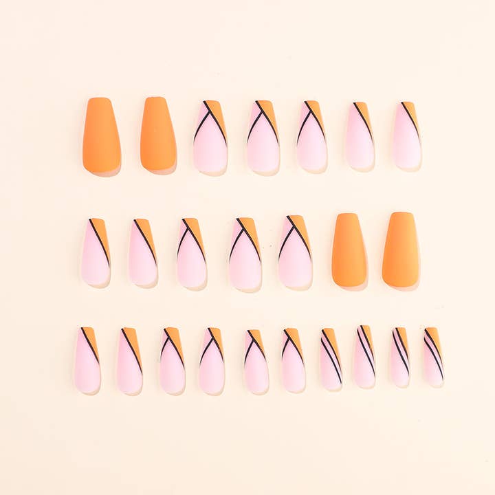 P.R.M.I.T Beauty - Wholesale Press-On/Fake Nails - PAPAYA SLICE2