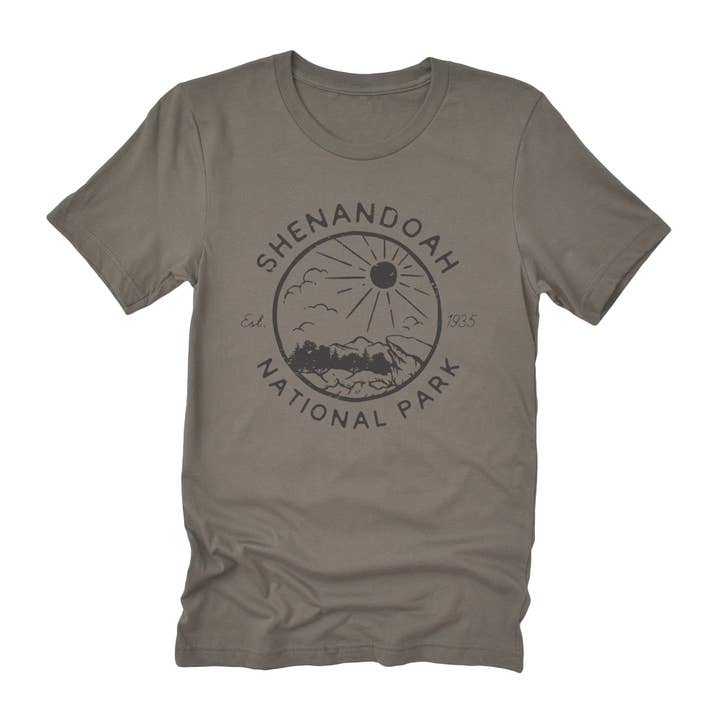 North & Pine - Wholesale T-Shirt (Graphic) - Unisex - Shenandoah National Park - Duo-Tone T-Shirt6