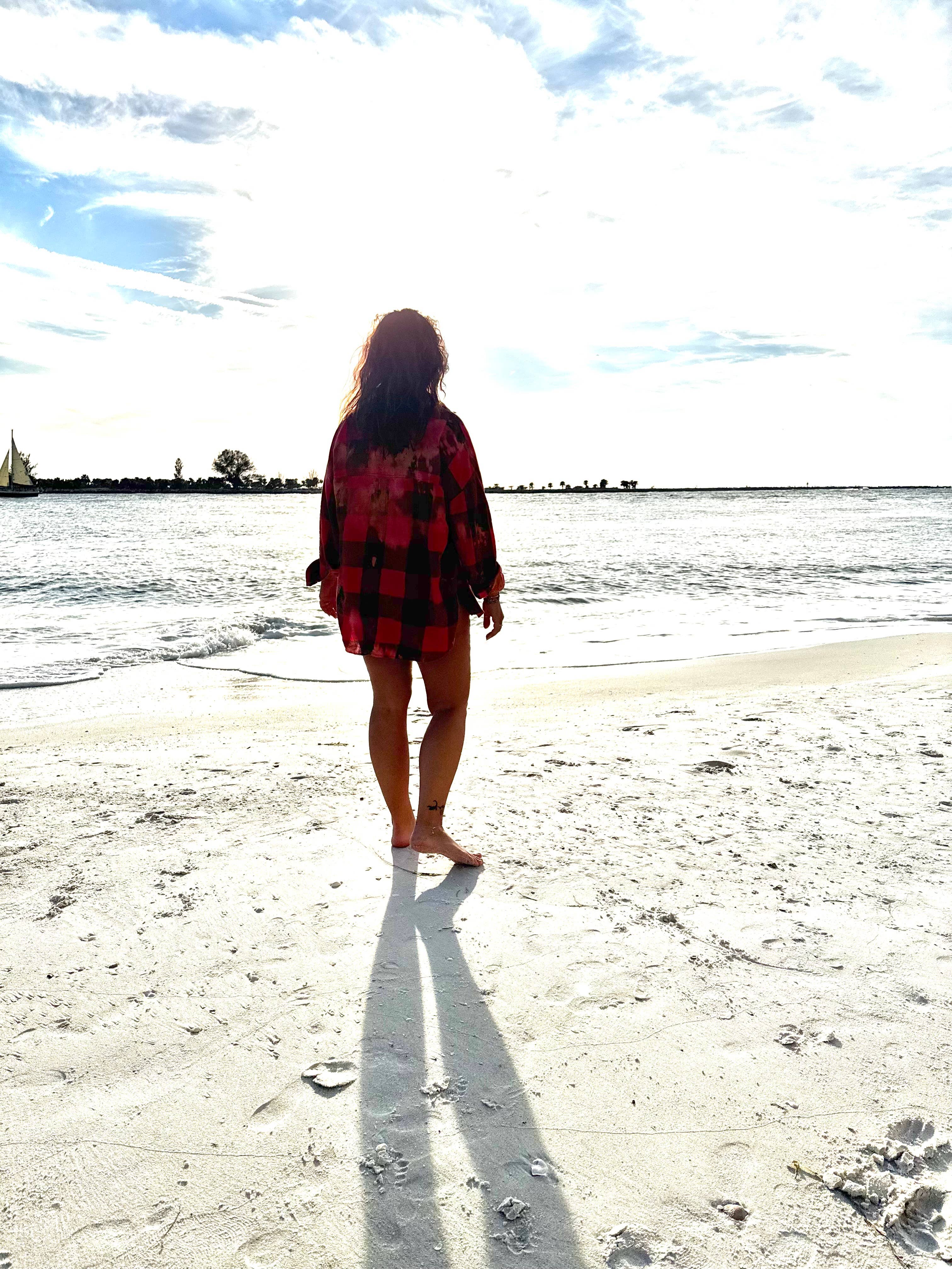 Slightly Distressed - Wholesale Button Down Shirt - Women's - Slightly Distressed Flannels 3