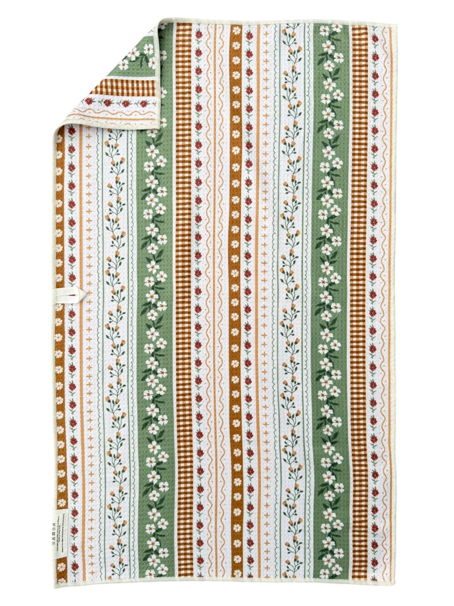 Cream Erin: Double-Sided Hand Towel for wholesale on Faire1