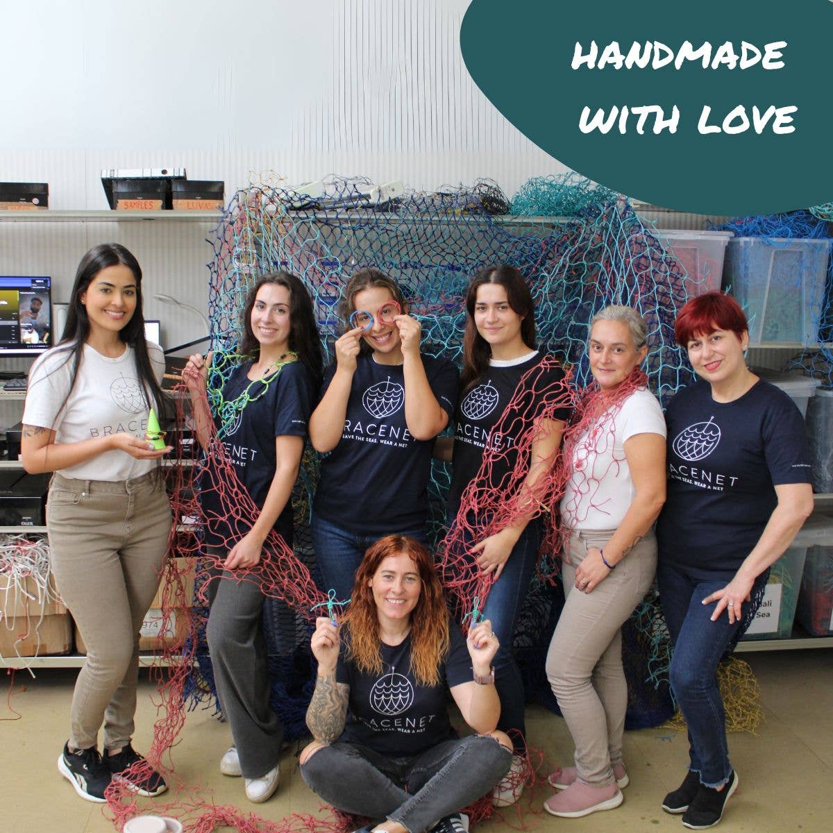 BRACENET - Wholesale Woven/Braided Bracelet - Rainbow Bay bracelet made from fishing net6