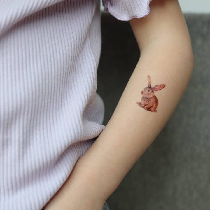 Saint Tattoos - Wholesale Temporary Tattoo - Spring Bunny Temporary Tattoos4