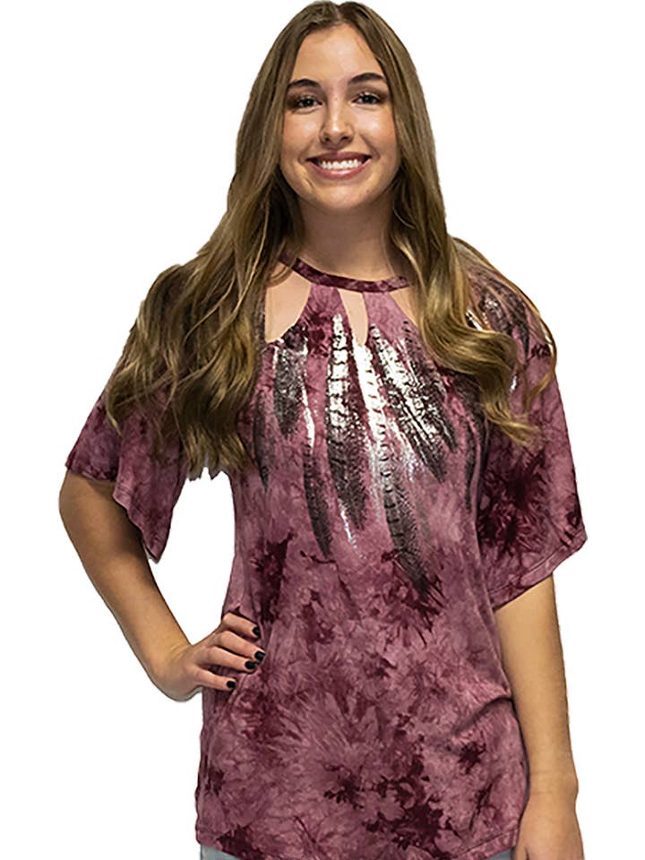 7663 - PACK DE LIQUIDAÇÃO Peekaboo Feathers por atacado de Liberty Wear Apparel