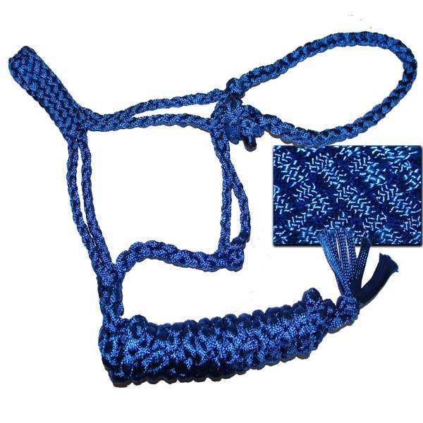 Smart Horse Gear - Wholesale Horseback Riding Gear - Mule Tape Halter with 10' Detachable Lead - Cob / Pony
