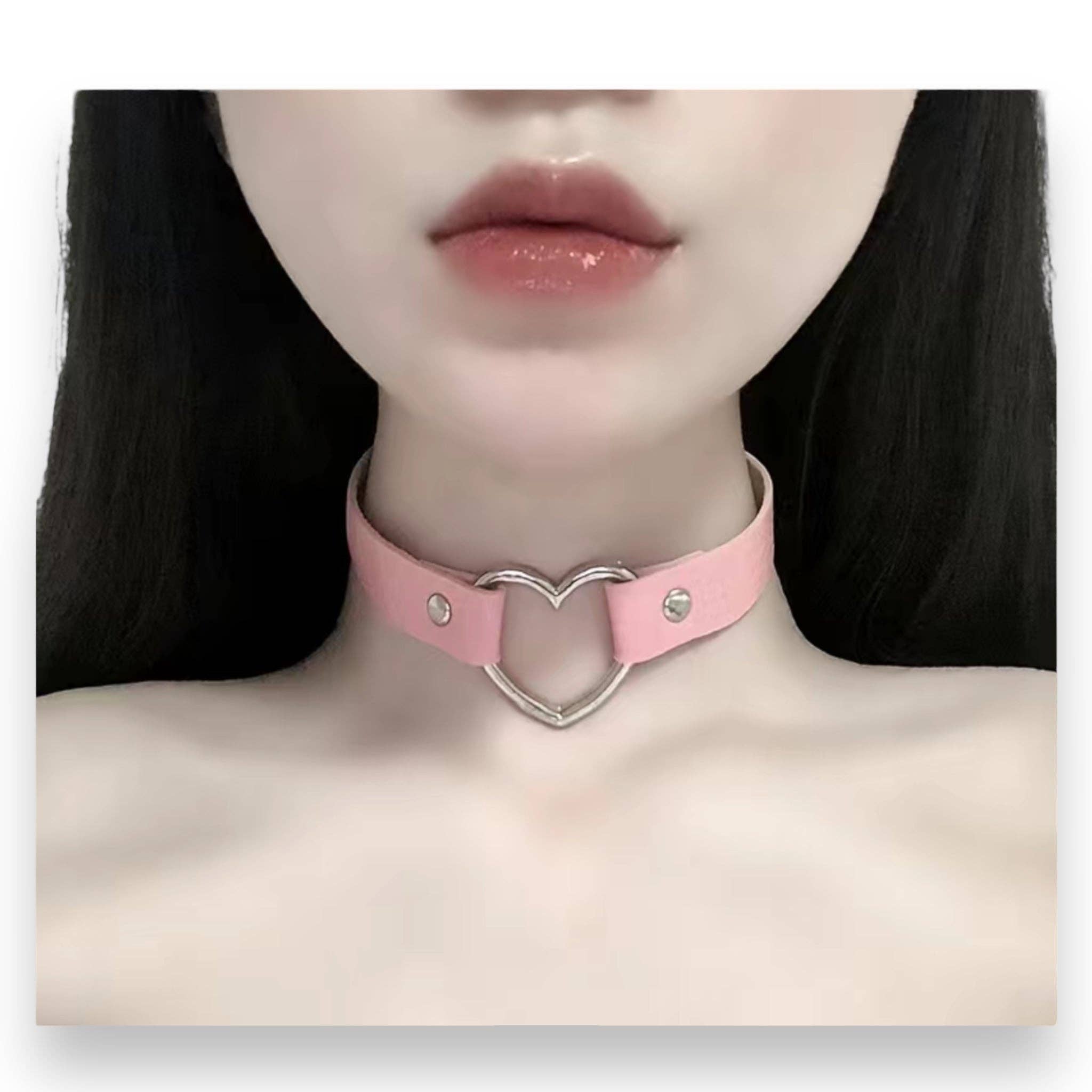 Kinky Pleasure - Wholesale Choker/Collar - Kinky Pleasure - T008 - Sexy Punk Style Choker - 12 Colors - 40cm8