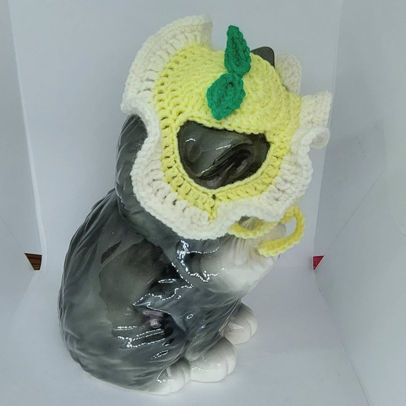 Glitter Ghost Clothing and Accessories - Vente Chapeau – chien - Chapeau citron au crochet - Bonnet pour chat - Bonnet pour animal de compagnie7