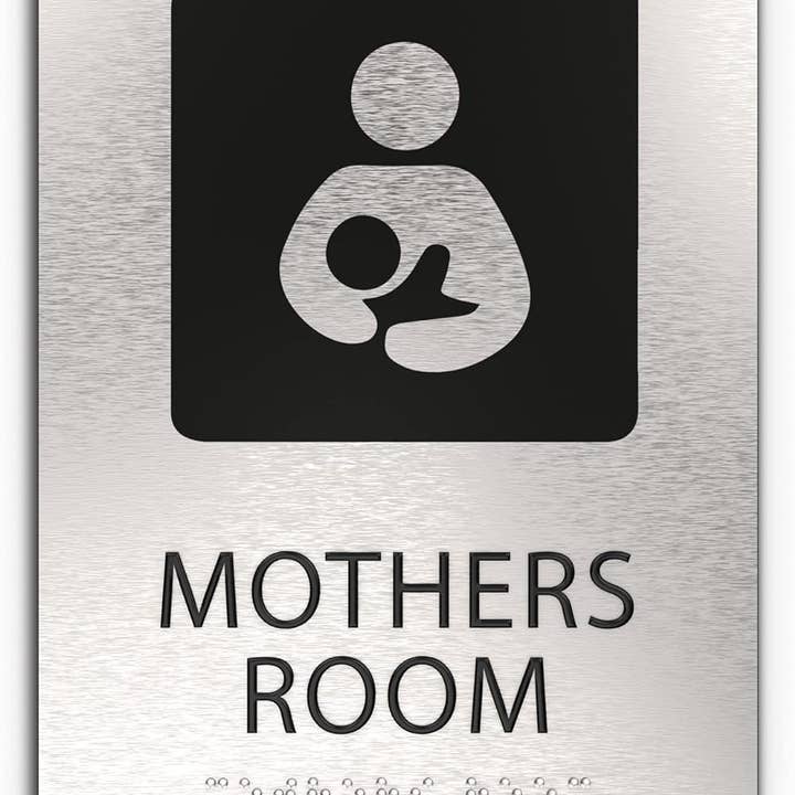 Vizilok - Wholesale Bathroom Sign - ADA Mothers Room Sign | Nursing Room Sign | 6x9 inches