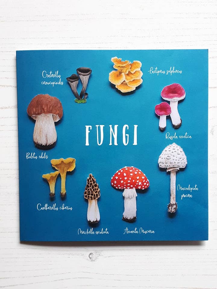 Mushroom Greeting Card for wholesale by Heidi Vilkman