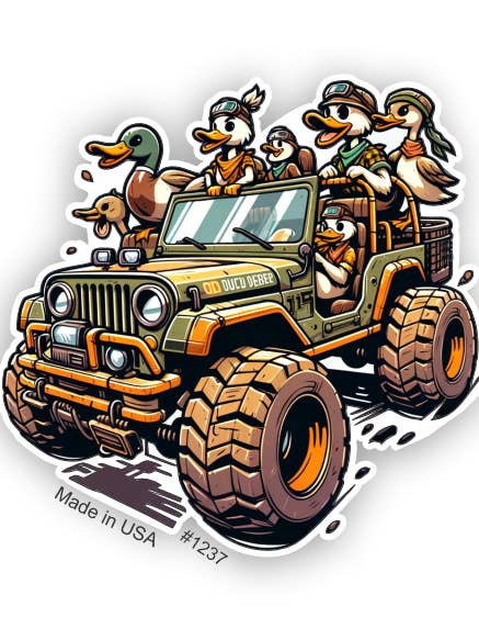 Adesivo Anatra Fuoristrada per la vendita all'ingrosso da parte di Big monkey