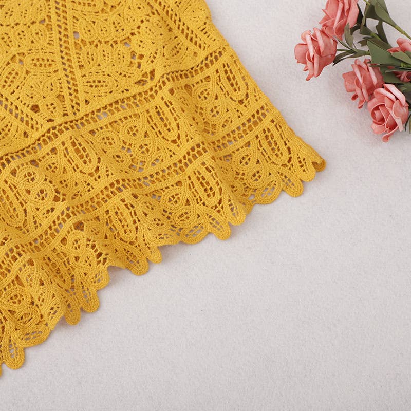 Hope & Sunshine - Wholesale Swim Cover Up - Women's - Lace Crochet Cover-up Top Tank7