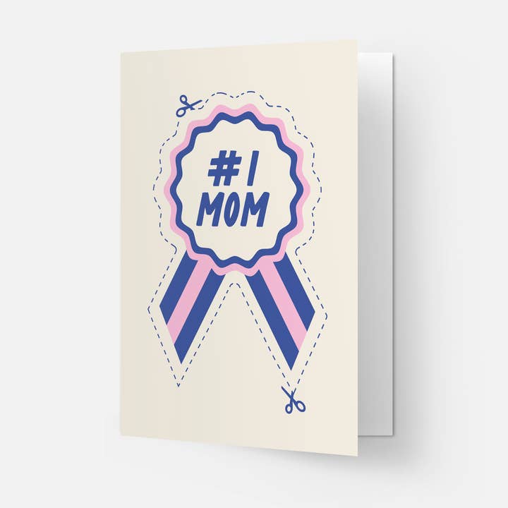 Kaart Blanche – wholesale Morsdagskort – Nummer ett mamma gratulationskort1