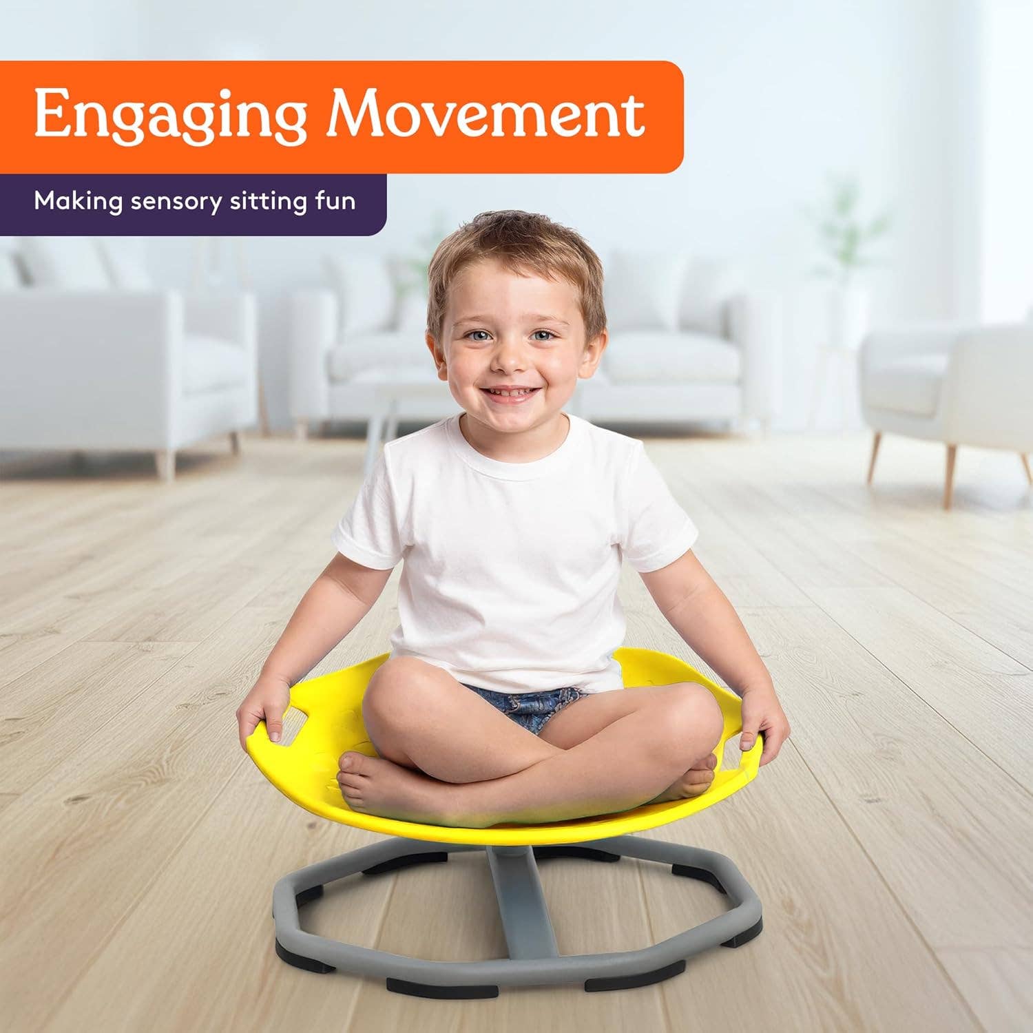 Special Supplies - Wholesale Chair - Kids - Special Supplies Sensory Spin Chair for Kids - Comfortable - Versatile Floor Chair for Playroom, Bedroom, or Nursery6