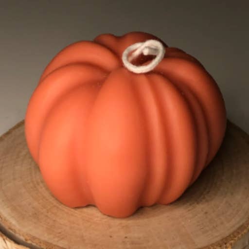 Pumpkin Pillar Candle for wholesale by Emerald Boutique
