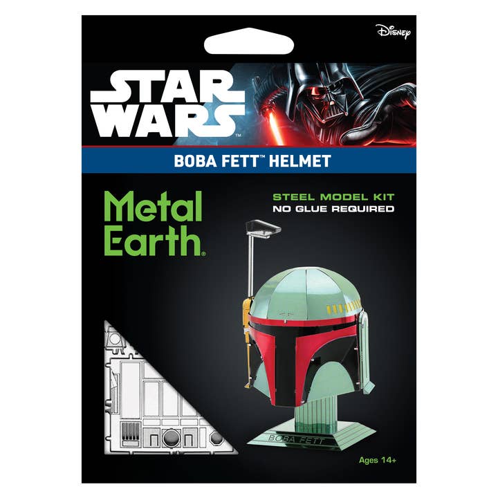 Metal Earth – wholesale DIY craft kit – Star Wars Boba Fett Helmet1