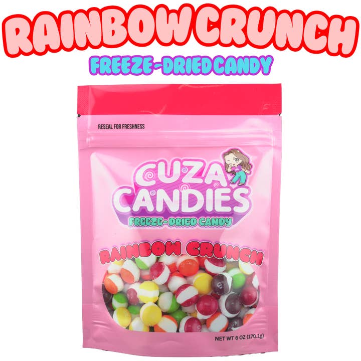 Cuza Candies Rainbow Crunch- Freeze Dried Candy for wholesale by Cuza Candies