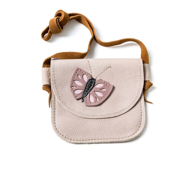 Oyster Butterfly Leather PURSE Toddler & Kids for wholesale by Starry Knight Design