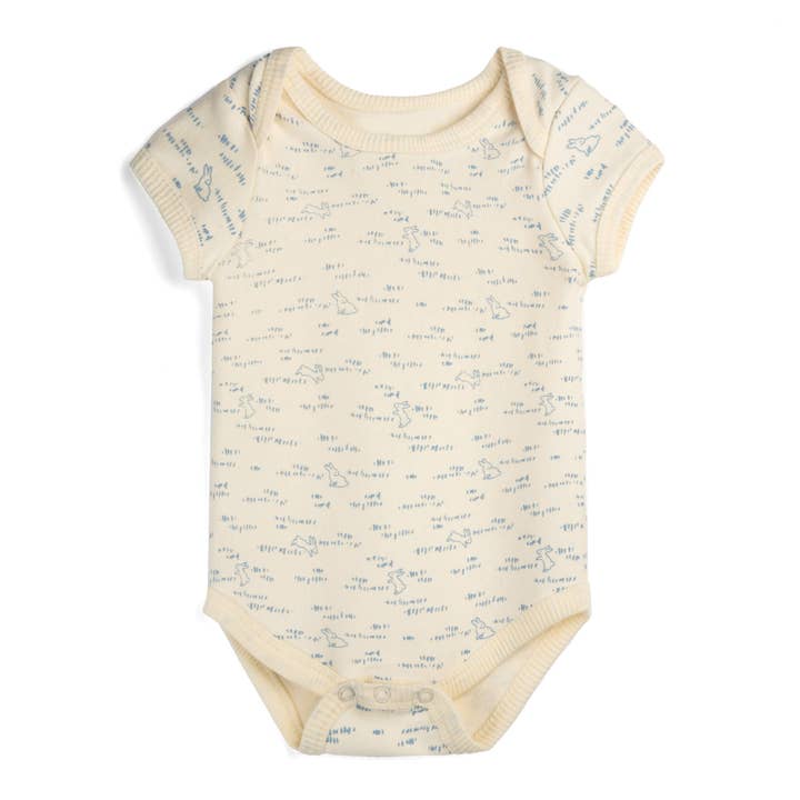 100% økologisk bomuld kortærmede baby bodysuits for engroshandel hos Mightly