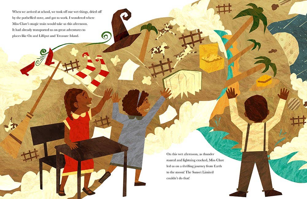 Scholastic - Wholesale Preschool Book (3-5) - All Aboard The Schooltrain: A Little Story From The Great Migration3