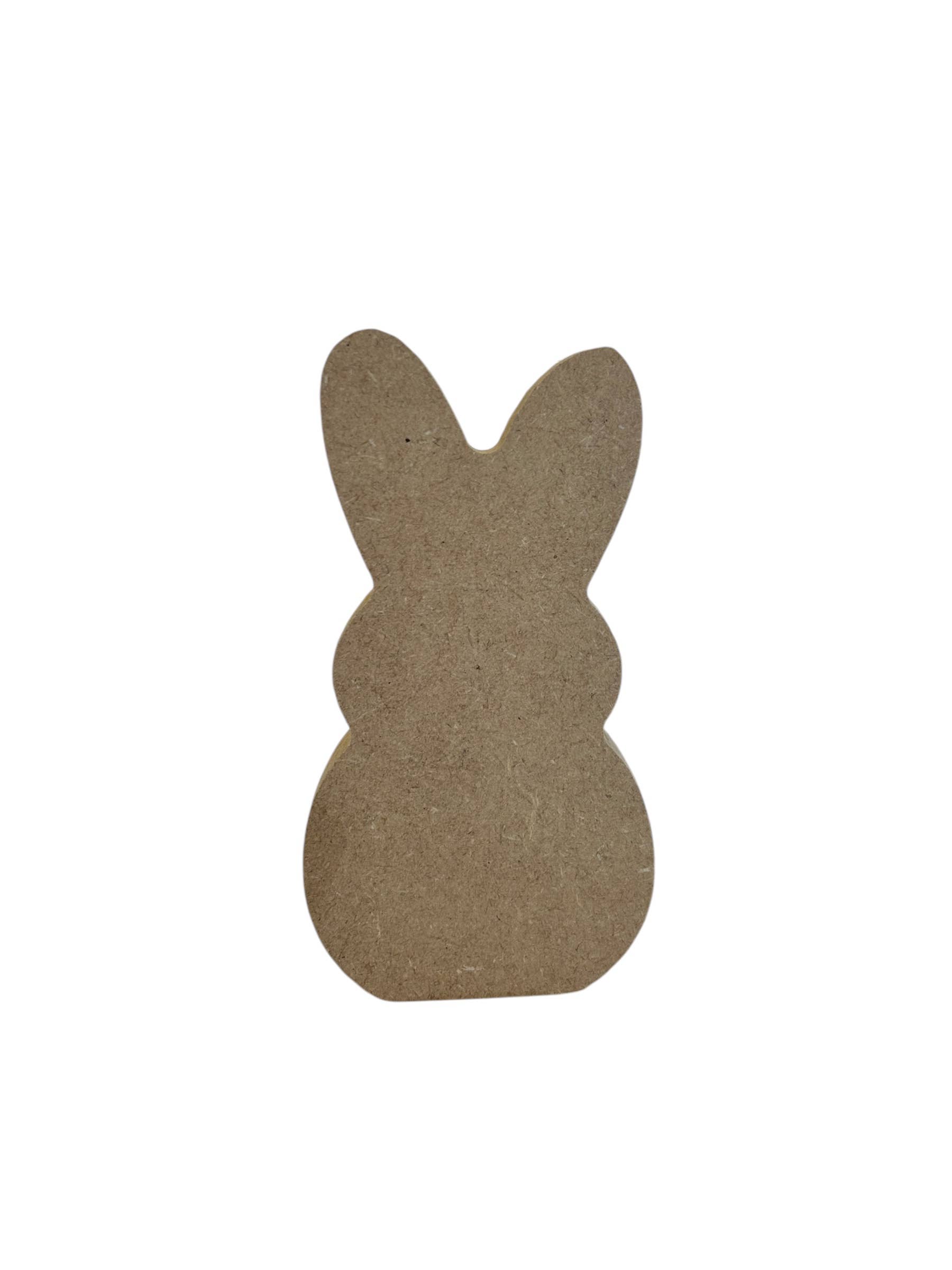 Inkwood Crafters - Wholesale Decorative Tabletop Object - Primitive Rustic Wood Spring/Easter Peeps - LARGE 6"5