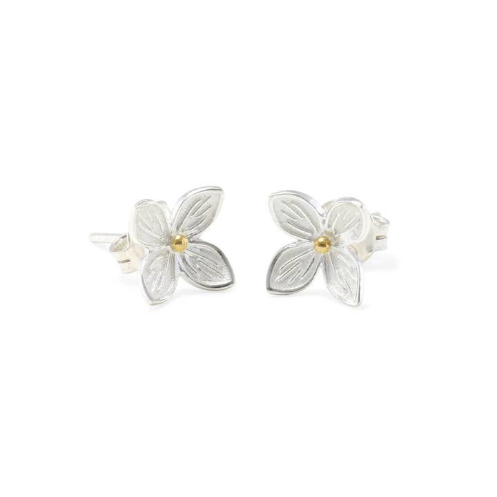 Banyan Jewellery - Wholesale Stud/post earrings - Sterling Silver Flower Studs3