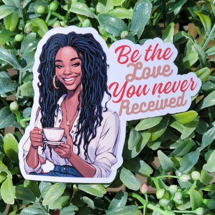 Self Care Tribe - Vente Autocollant - Autocollant Sois l'amour0