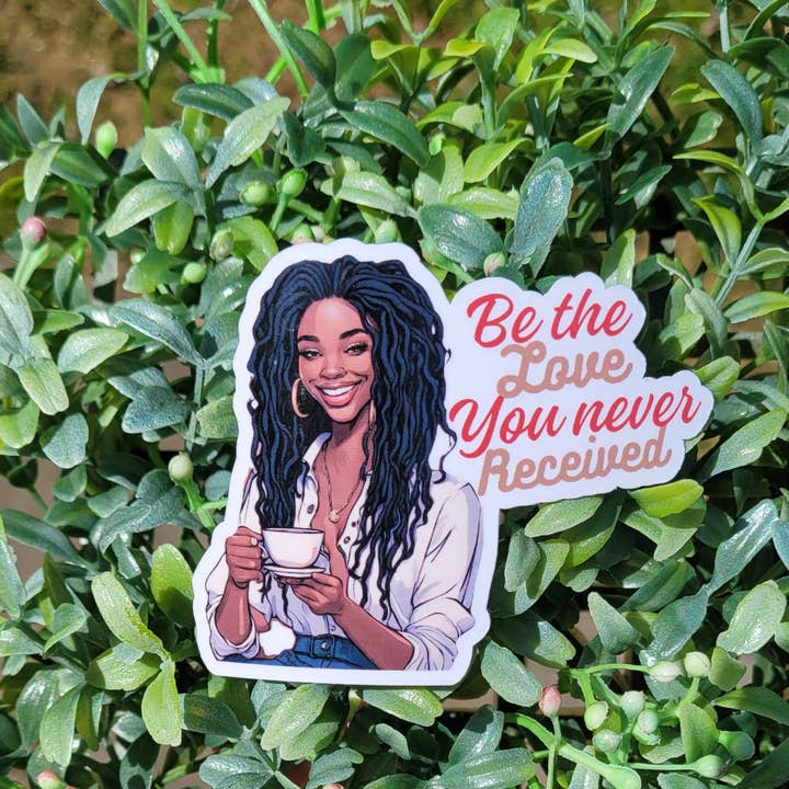 Be the Love Sticker for wholesale by Self Care Tribe