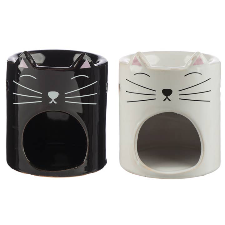 Puckator EU - Wholesale Oil Warmer - Feline Fine Ceramic Cat Head Oil Burner1