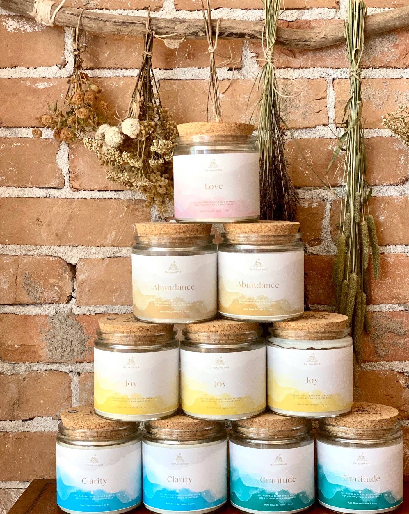 The Sacred Wild Candle Co - Wholesale Jar/Filled Candle - Joy Intention Candle5